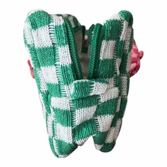 Lot of 4 SOIDRAM Tweens Checkered Cosmetic Cases Pink Plaid & Green Plaid NIP - Picture 10 of 16